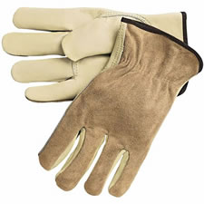 MCR Safety Cow Grain Leather Driver Glove