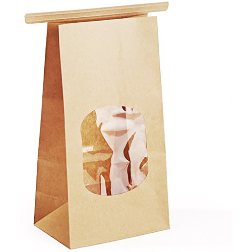 Brown Paper Goods 1.5# Bakery Bag with Window