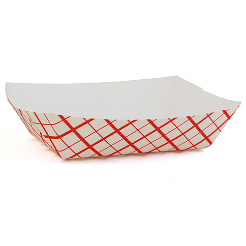 SCT® Southland Red Check Food Tray
