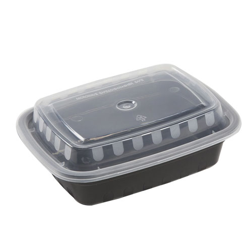 Lollicup Karat Rectangular Combo To-Go Container
