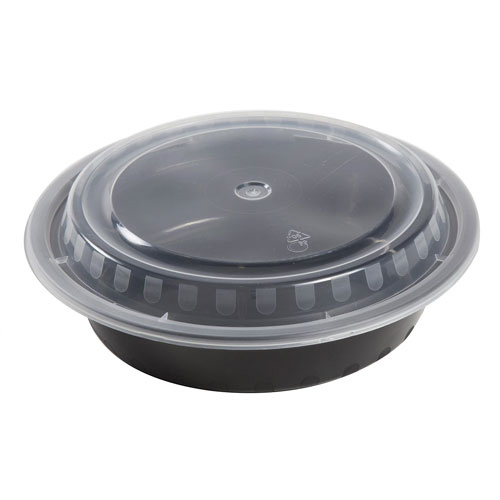 Microwavable Round Combo To-Go Container