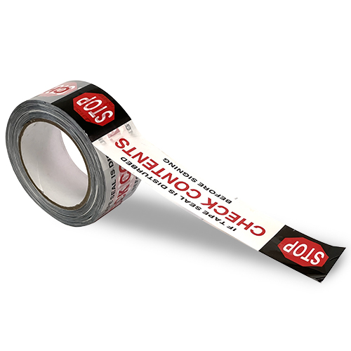 STOP/CHECK Pressure-Sensitive Carton Sealing Tape