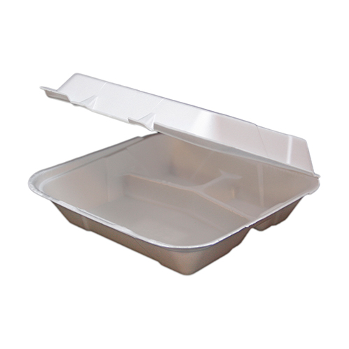 Ecopax Foam Vented Hinged Food Container