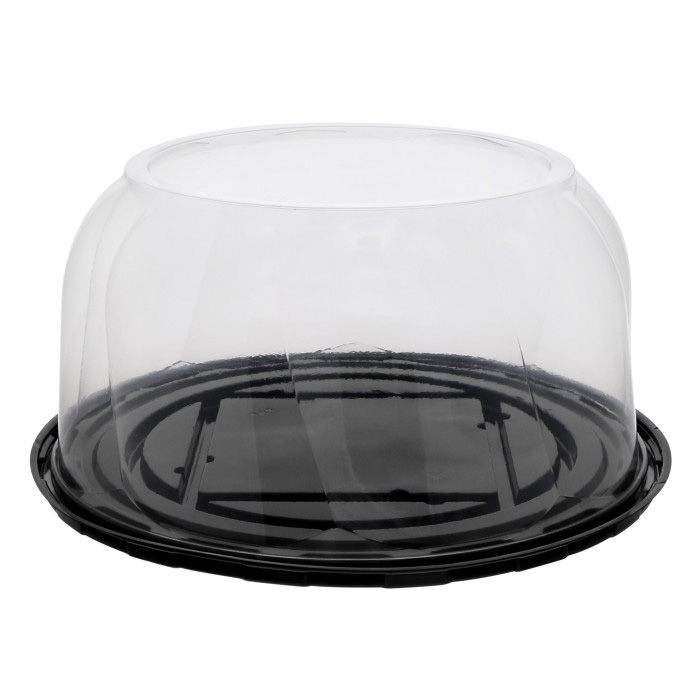 Pactiv Evergreen Swirl Cake Base and High Dome Lid Combo