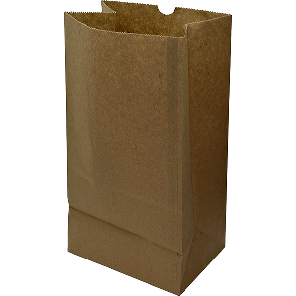 Victoria Bay 20# Shorty Paper Grocery Bag