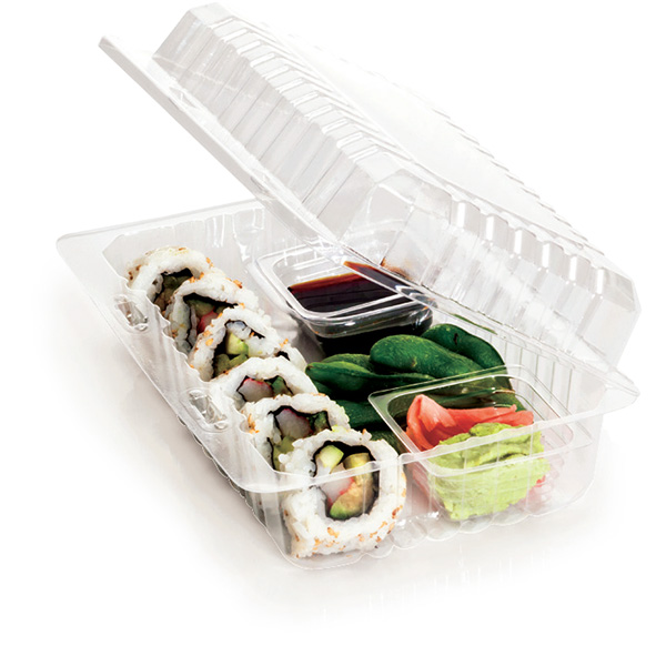 WNA Atrium™ Hinged Rectangular Food Container