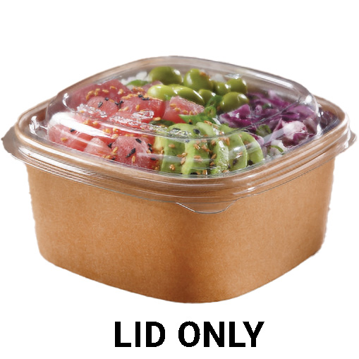Sabert Dome Lid for Square Bowl