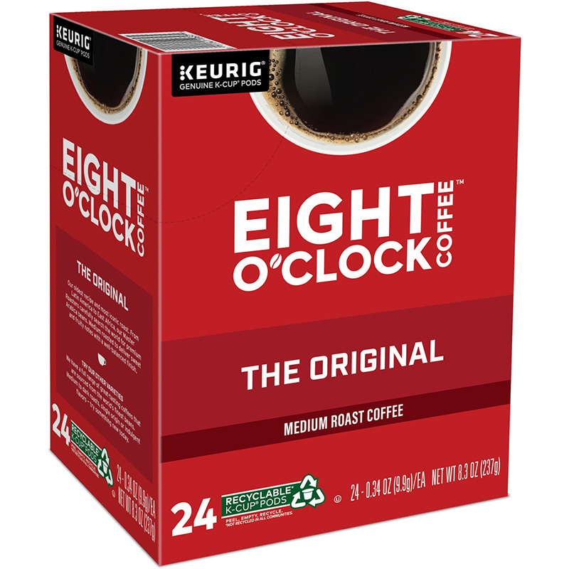 Eight O'Clock K-Cup Original Coffee Medium Roast