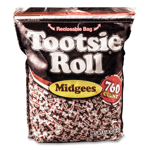 > Tootsie Roll Midgess 5 lb Bag 760 count