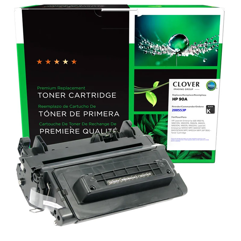 Clover Imaging CE390A Remanufactured Black Toner Cartridge