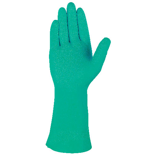 MCR Safety Nitri-Chem™ Unlined Latex Free Green Nitrile Gloves