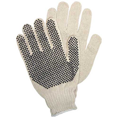 MCR Safety Dotted Knit Work Gloves