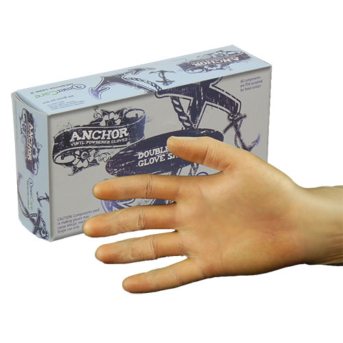 AmerCareRoyal® Anchor 1299 Series Disposable Vinyl Glove