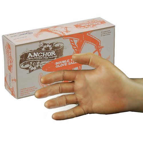 AmerCareRoyal® Anchor Disposable Vinyl Gloves