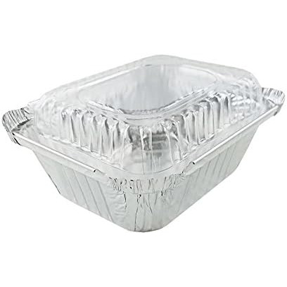 Handi-Foil Rectangular Take-Out Food Container Combo with Dome Lid