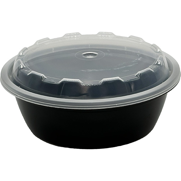 CuBE Packaging Round Takeout Container Combo