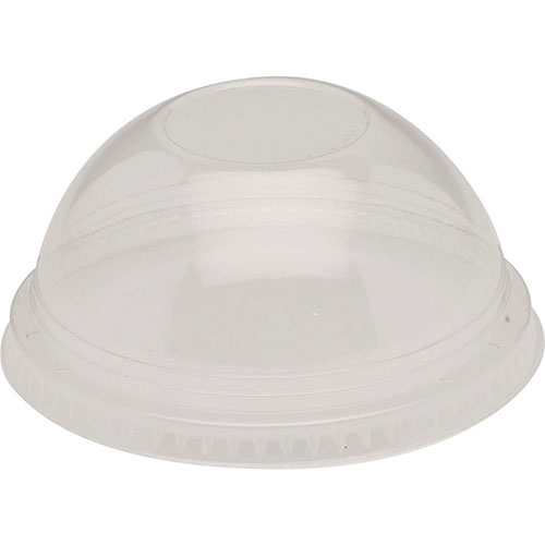 Fabri-Kal Kal-Clear Dome Cup Lid with Hole