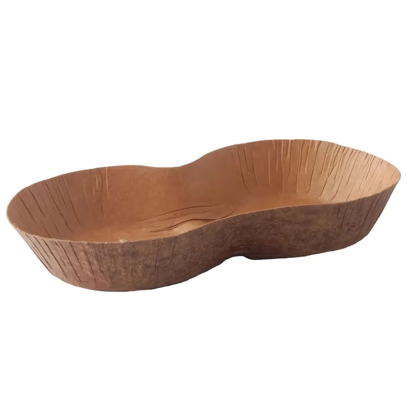 Dual Compartment Takeout Tray