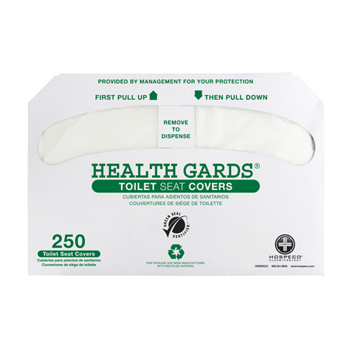 Hospeco Health Gards Recycled Toilet Seat Covers