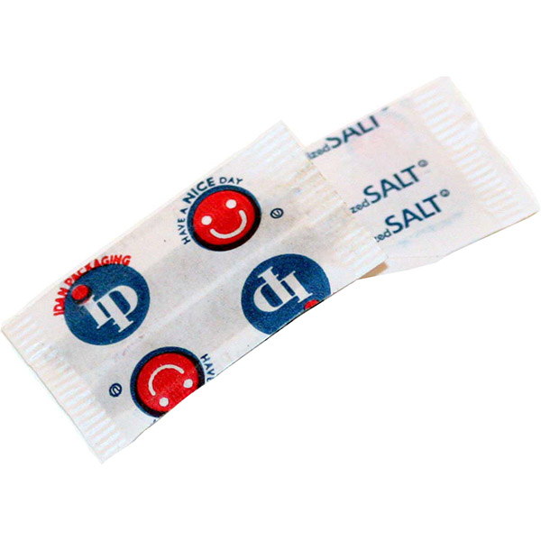 Single Serve Iodized Salt Packets