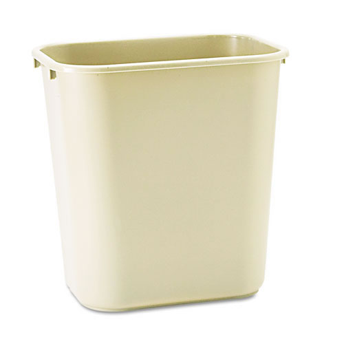 Rubbermaid® Commercial Deskside Plastic Wastebasket