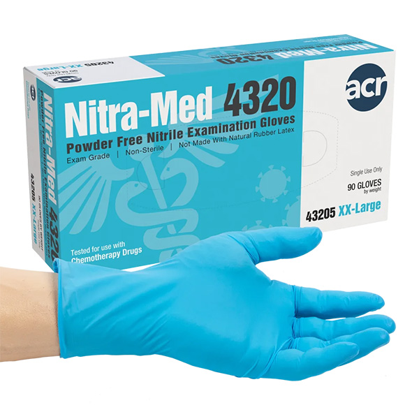 AmerCareRoyal® Nitra-Med Heavy Nitrile Exam Gloves