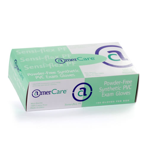 AmerCareRoyal® Sensi Flex Synthetic PVC Exam Gloves