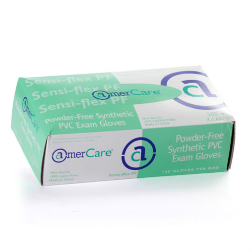 AmerCareRoyal® Sensi Flex Synthetic PVC Exam Gloves