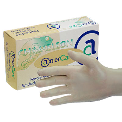 AmerCareRoyal® Chameleon Powder Free Synthetic Exam Glove