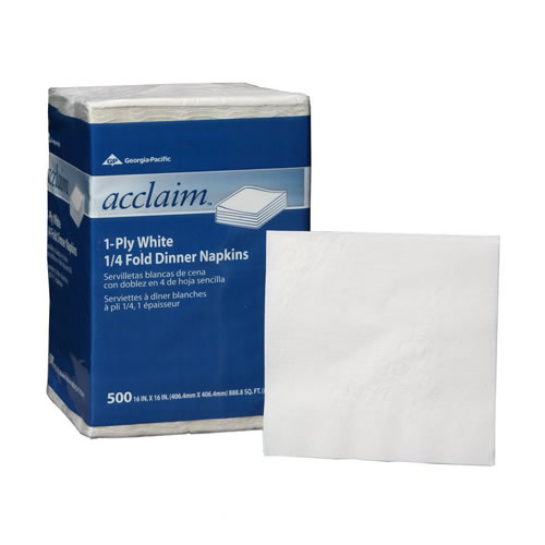 Georgia Pacific® Professional Acclaim® 1/4 Fold Paper Dinner Napkins