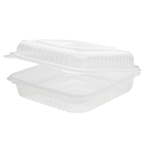 Lollicup Karat® Vented Hinged Food Container