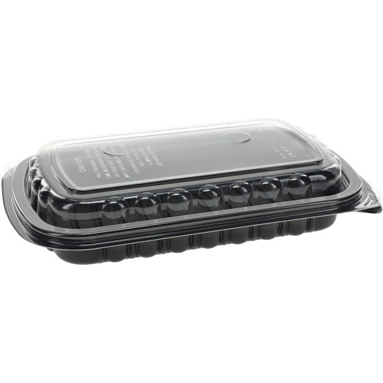 Pactiv Evergreen MealMaster Half Slab Rib Container with Lid