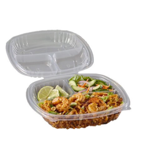 Sabert Square Hinged Food Container