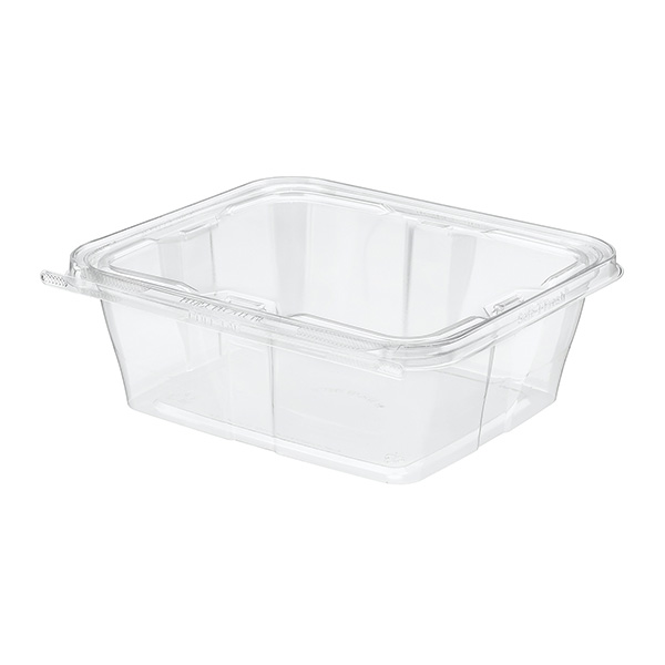 Inline Plastics Safe-T-Fresh Rectangular Tamper Evident Clamshell Container