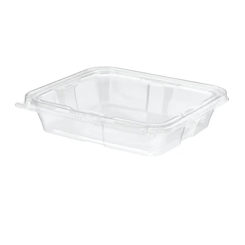 Inline Plastics Safe-T-Fresh Rectangular Tamper Evident Clamshell Container