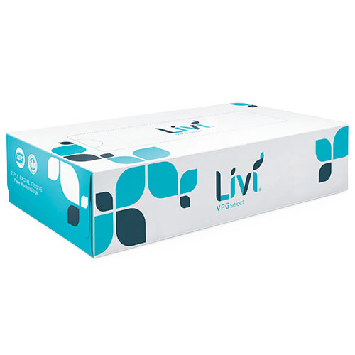 Solaris Paper Livi VPG Select Flat Box Facial Tissue