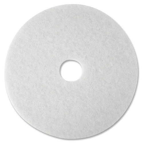 3M White Super Polish Floor Pad 4100