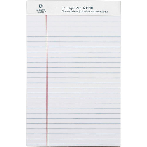 Business Source Perforated Ruled Writing Pads