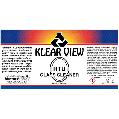VentureTECH Klear View Glass Cleaner