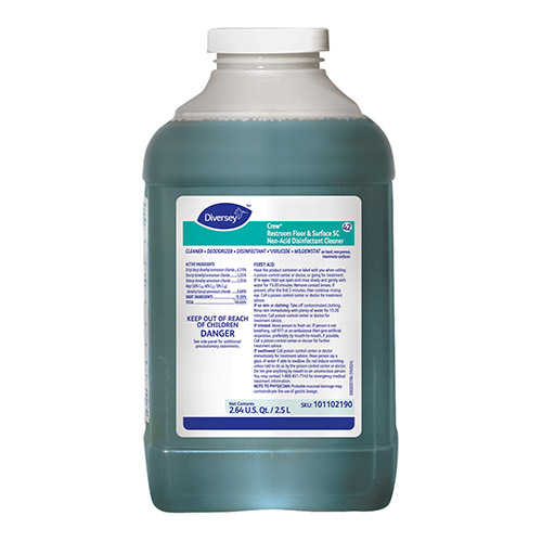 Diversey Crew Restroom Floor & Surface SC Non-Acid Disinfectant Cleaner 42