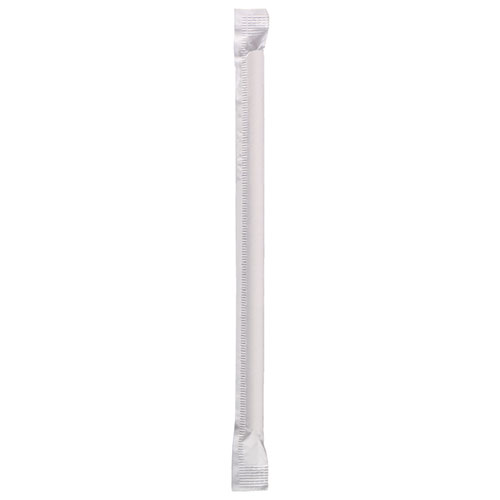 Hoffmaster Compostable Wrapped Drinking Straws