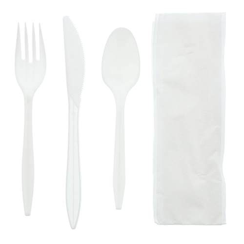 AmerCareRoyal® Disposable Wrapped Mediumweight Cutlery Kit