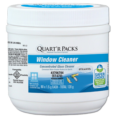 Stearns Quart'r Packs Window Cleaner