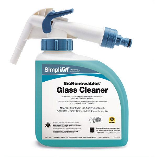 Spartan Simplifill™ BioRenewables Glass Cleaner