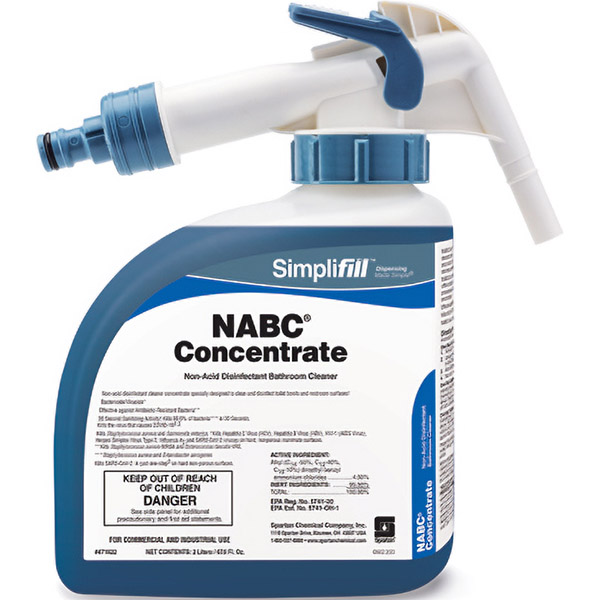 Spartan Simplifill™ NABC Concentrate Bathroom Cleaner