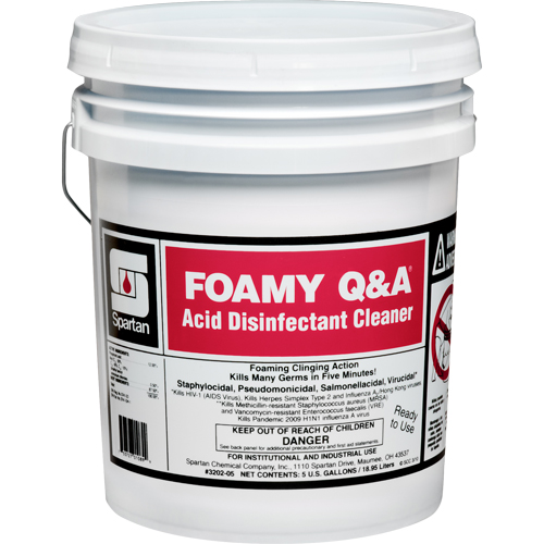 Spartan Foamy Q & A Acid Disinfectant Cleaner
