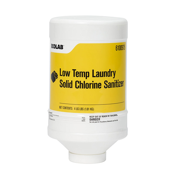Ecolab Low-Temp Laundry Solid Chlorine Sanitizer