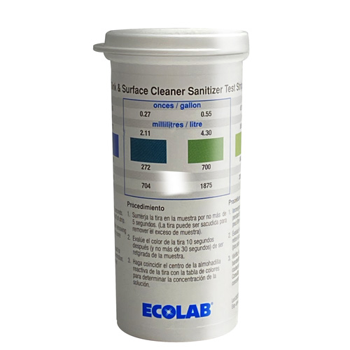 Ecolab Sink & Surface Cleaner Sanitizer Test Strips