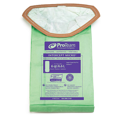 ProTeam Intercept Micro Filter Vacuum Bag Replacement