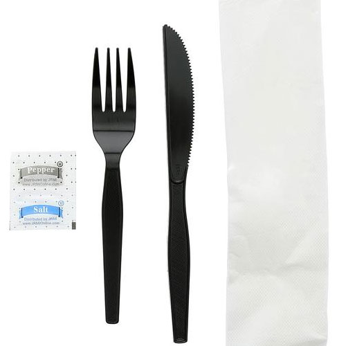 AmerCareRoyal® Disposable Wrapped Cutlery Kit
